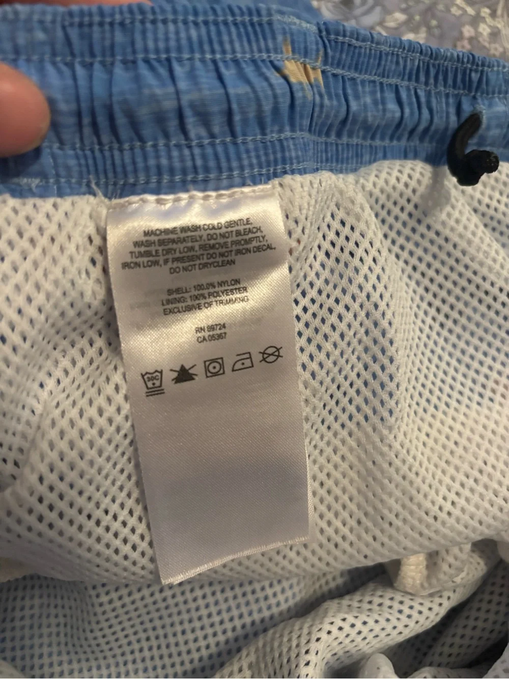 Columbia PFG Backcast 2 Light Blue Swim Shorts Size Medium A00406